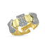 Zirconia  Adjustable Ring 925 Crt Sterling Silver Gold Plated Wholesale Turkish Jewelry
