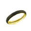Trendy Black Stone Pave Ring 925 Crt Sterling Silver Gold Plated Wholesale Turkish Jewelry