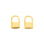 New Trend PadLock Earring 925 Sterling Silver Wholesale Fashionable Turkish Jewelry