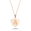 Trendy Inital A Necklace 925 Crt Sterling Silver Gold Plated Handcraft Wholesale Turkish Jewelry
