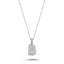 Trendy Zirconia Inital B Necklace 925 Crt Sterling Silver Gold Plated Handcraft Wholesale Turkish Jewelry