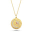 Trendy Zirconia Moon Bird Necklace 925 Sterling Silver Gold Plated Handcraft Wholesale Turkish Jewelry