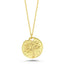 Trendy Life Tree Necklace 925 Sterling Silver Gold Plated Handcraft Wholesale Turkish Jewelry