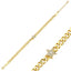 Trendy Gourmet Chain Zirconia Star Bracelet 925 Crt Sterling Silver Gold Plated Handcraft Wholesale Turkish Jewelry