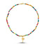 Trendy Summer Collection Colorful Beaded Palm Necklace Gold Plated Handcraft Unique Design Wholesale Turkish Jewelry