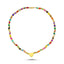 Trendy Summer Collection Colorful Beaded Heart Necklace Gold Plated Handcraft Unique Design Wholesale Turkish Jewelry