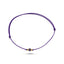 Trendy Purple Rope Purple Evileye Bracelet 925 Crt Sterling Silver Gold Plated Handcraft Wholesale Turkish Jewelry