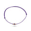 Trendy Purple Rope Purple Evileye Bracelet 925 Crt Sterling Silver Gold Plated Handcraft Wholesale Turkish Jewelry