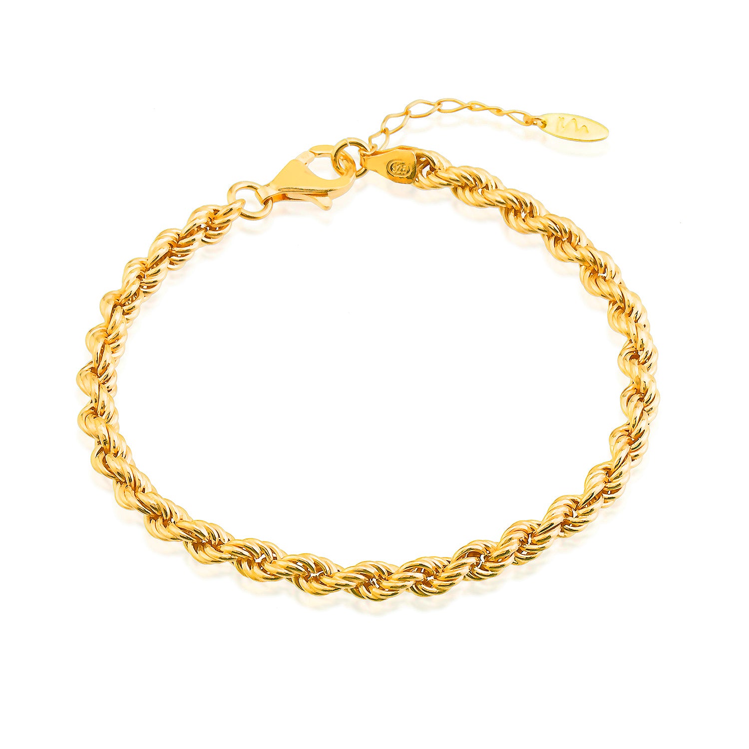 Best Price Big Rope Chain Gold Plated Fashionable Summer Bracelet 925 –  Lios Wholesale Jewellery