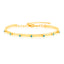 Best Price Gold Plated Turquoise Adjustable Bangle Fashionable Summer Bracelet Wholesale 925 Crt Sterling Silver  Turkish Jewelry