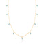 Hanging Turquoise Beads Gold Plated Necklace Wholesale 925 Crt Sterling Silver Turkish Jewelry