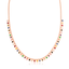 Rainbow Zirconia Cuban Chain Gold Plated Necklace 925 Crt Sterling Silver Wholesale Turkish Jewelry
