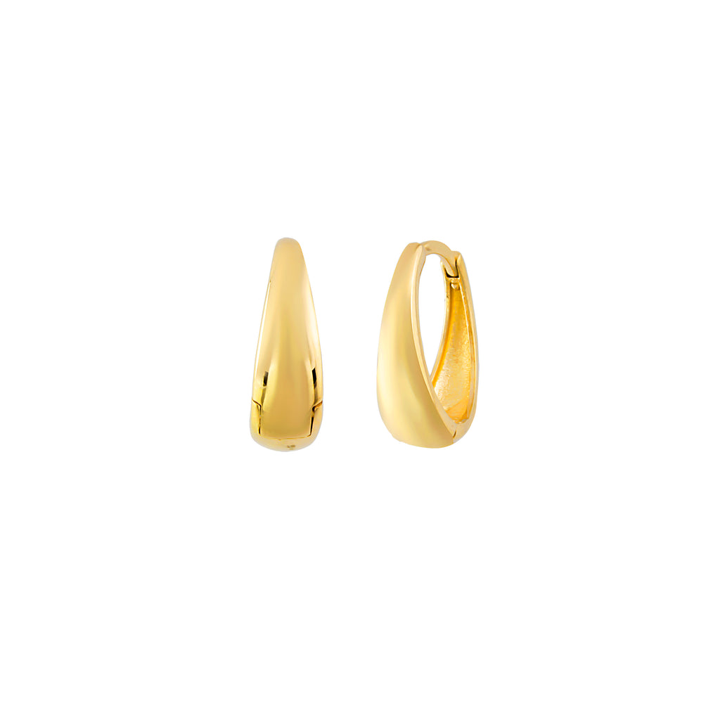 Gold Plated Mini Hoop Earring 925 Crt Sterling Silver  Wholesale Turkish Jewelry