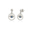 Best Price Best Quality Custom Design Fashionable Blue Evileye 925 Sterling Silver  Wholesale Turkish Jewelry Earring