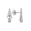 Arrow and Drop Cubic Zirconium Trendy Earring Wholesale 925 Sterling Silver Turkish Jewelry