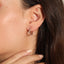 Zirconia Mini Hoop Earring 925 Sterling Silver Wholesale Fashionable Turkish Jewelry
