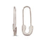 Safety Pin Trendy Earring   925 Crt Wholesale Sterling Silver Turkish Jewelry