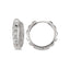 Zirconia Wave Hoop Earring 925 Sterling Silver  Wholesale Fashionable Turkish Jewelry