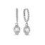 Zirconia Ball Hoop Trendy Earring Wholesale 925 Sterling Silver Fashionable Turkish Jewelry