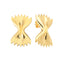 Bowtie Pasta Stud Earring Wholesale Fashionable 925 Sterling Silver Turkish Jewelry