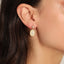 Hammered Coin Northstar Trendy Earring Wholesale 925 Sterling Silver   Turkish Jewelry