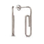 Paperclip Trendy Earring Wholesale 925 Sterling Silver  Fashionable Turkish Jewelry