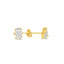 Gold Plated Baguettes Stud Earring Wholesale  925 Sterling Silver Turkish Jewelry