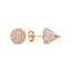 Zirconia Cone Stud Trendy Earring 925 Sterling Silver Wholesale Fashionable Turkish Jewelry