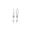 Best Quality Hexagon and Pearl Fashionable Dangle Earring Wholesale 925 Sterling Silver Turkish Jewelry