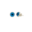Blue Evileye Stud Gold Plated 925 Sterling Silver Earring Wholesale Turkish Jewelry