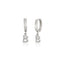 Best Quality B Letter New Trends Fashionable Initial Zirconium Earring 925 Sterling Silver  Wholesale Turkish Jewelry