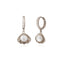 Fashionable Pearl in Shell Earring 925 Crt Sterling Silver Wholesale Turkish Jewelry