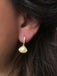 Fashionable Pearl in Shell Earring 925 Crt Sterling Silver Wholesale Turkish Jewelry