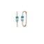 925 Crt Sterling Silver Best Price Best Quailty Handcraft Colorfull Enamel Link Earring Wholesale Turkish Jewelry