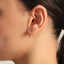 Simple Hook Earring 925 Crt Sterling Silver Wholesale Fashionable Turkish Jewelry