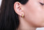 Best Price Best Quality Yellow Enamel Star Mini Hoop Gold Plated Fashionable Earring 925 Crt Sterling Silver Wholesale Turkish Jewelry
