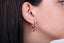 New Trend Colorful Zirconium Hanging Stones Dangle Earring 925 Sterling Silver Wholesale Fashionable Turkish Jewelry
