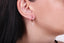 Best Quality F Letter New Trends Fashionable Earring 925 Sterling Silver Wholesale Turkish Jewelry