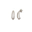 Gold Plated Three Stick Stud Earring 925 Crt Sterling Silver  Wholesale Turkish Jewelry
