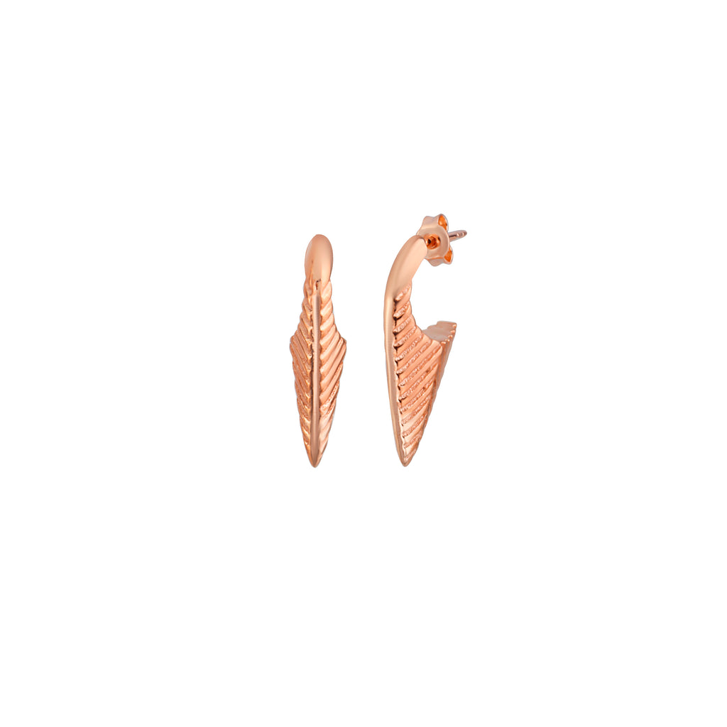 Gold Plated Spear Stud Earring 925 Crt Sterling Silver Wholesale Turkish Jewelry