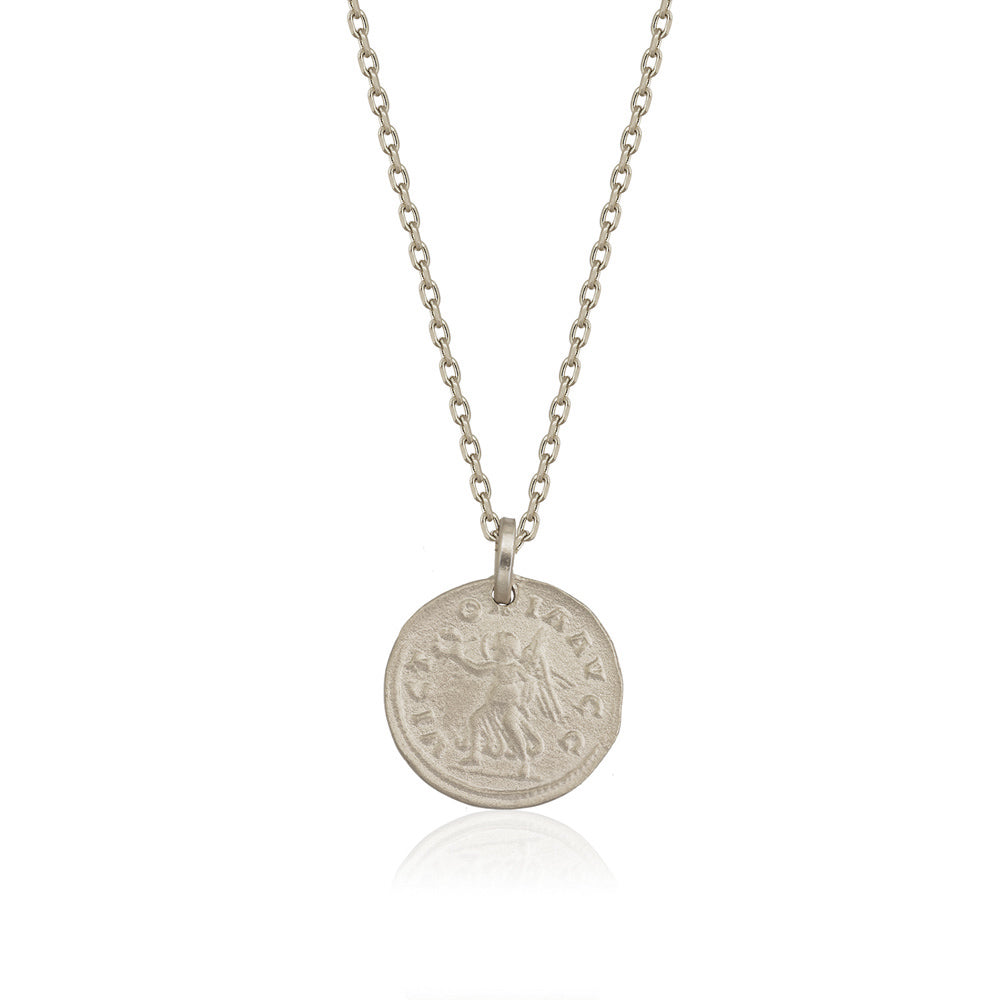 Best Price Best Quality Ancient Money Gold Plated Fashionable Summer Coin Necklace 925 Crt Sterling Silver  Wholesale Turkish Jewelry