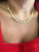 Gold Plated Trendy Hammered Mini Coin Necklace 925 Crt Sterling Silver Wholesale Turkish Jewelry