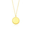 Medallion Sun Gold Plated Necklace 925 Crt Sterling Silver Wholesale Turkish Jewelry