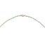 Trendy Green Enamel Long Necklace 925 Crt Sterling Silver Gold Plated Wholesale Turkish Jewelry