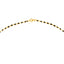 Trendy Black Enamel Long Necklace 925 Crt Sterling Silver Gold Plated Wholesale Turkish Jewelry