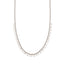 925 Sterling Silver Gold Plated Plain Motta Necklace Wholesale Turkish Jewelry