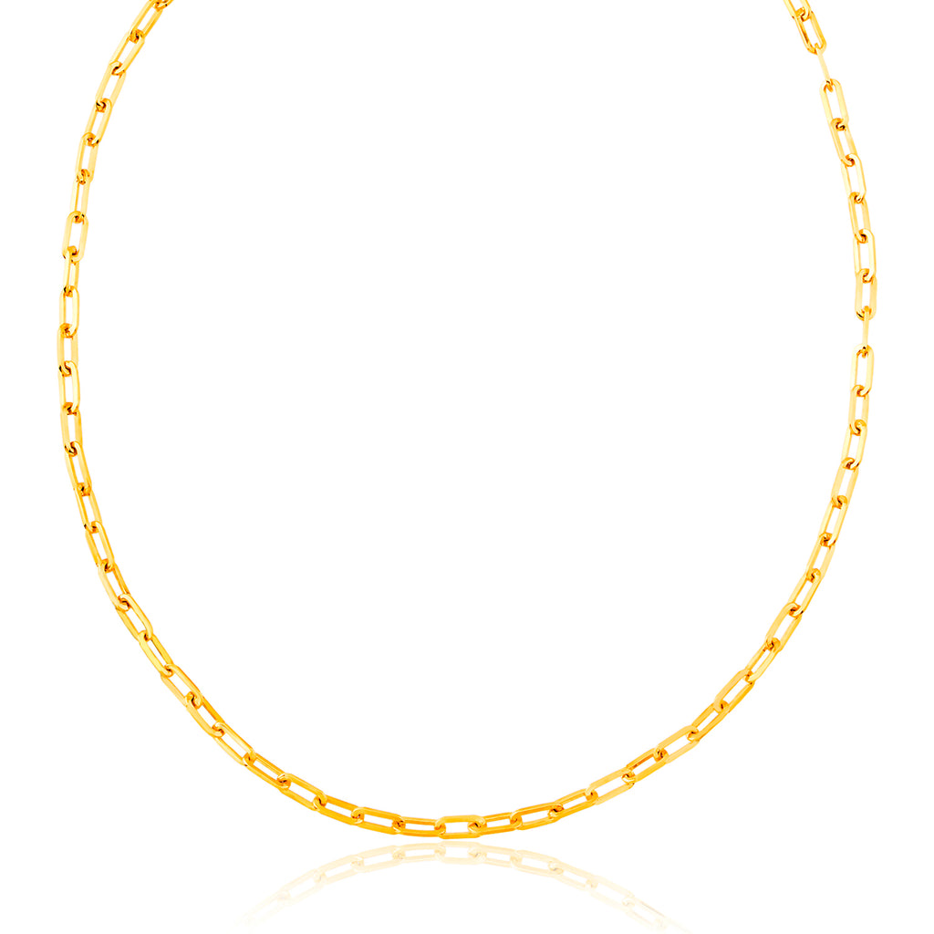 Small Chain Chunky Gold Plated Necklace 925 Crt Sterling Silver  Wholesale Turkish Jewelry