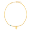 Northstar With Evileye Bead Gold Plated 925 Crt Sterling Silver Necklace Wholesale Turkish Jewelry