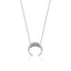 Best Quailty Gold Plated Fashionable Trendy Horn Necklace 925 Crt Sterling Silver Wholesale Turkish Jewelry