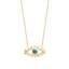 925 Crt Sterling Silver Best Price Best Quailty Handcraft Turquoise Stone Evil Eye Necklace Wholesale Turkish Jewelry